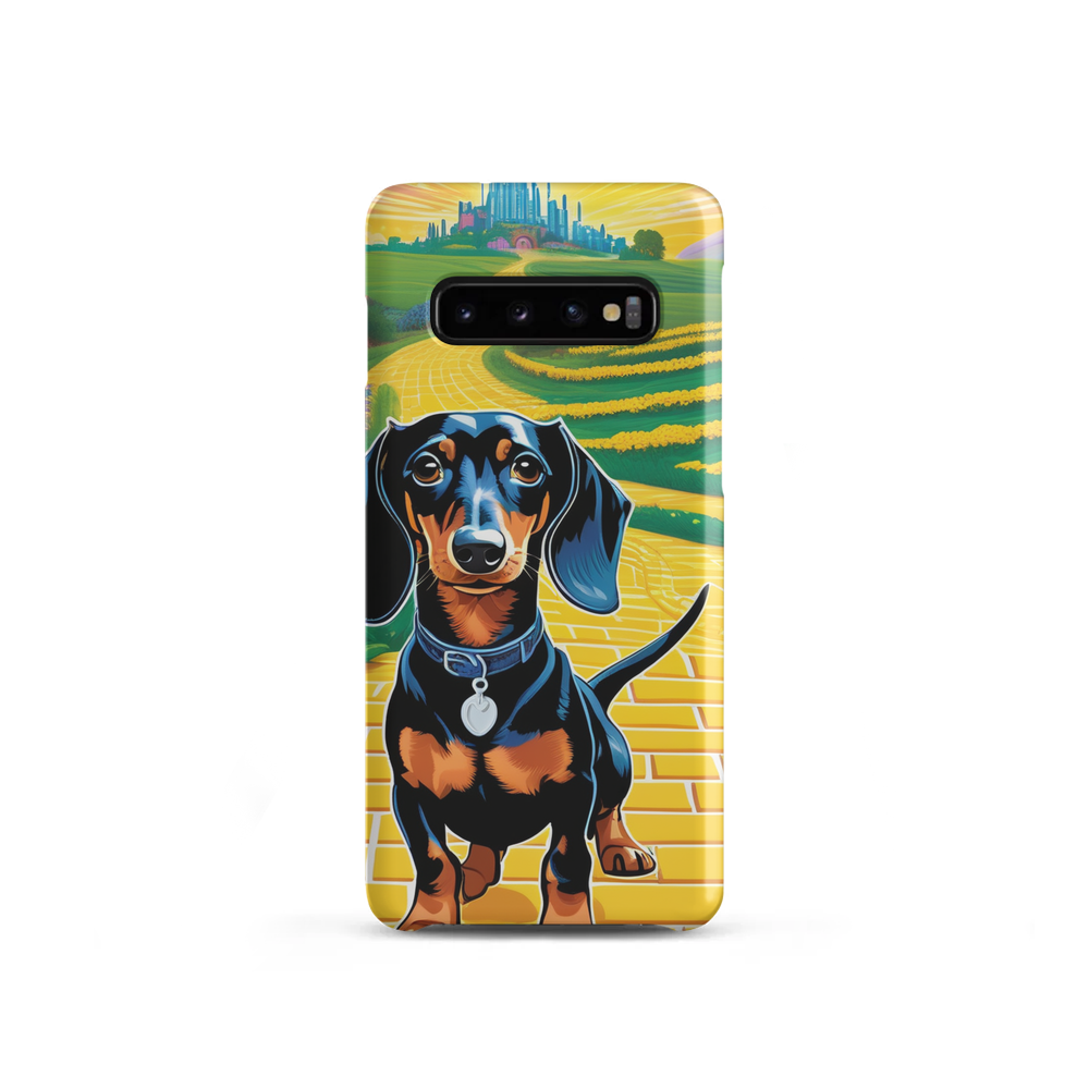 PugMug Custom Black Dachshund Samsung Case