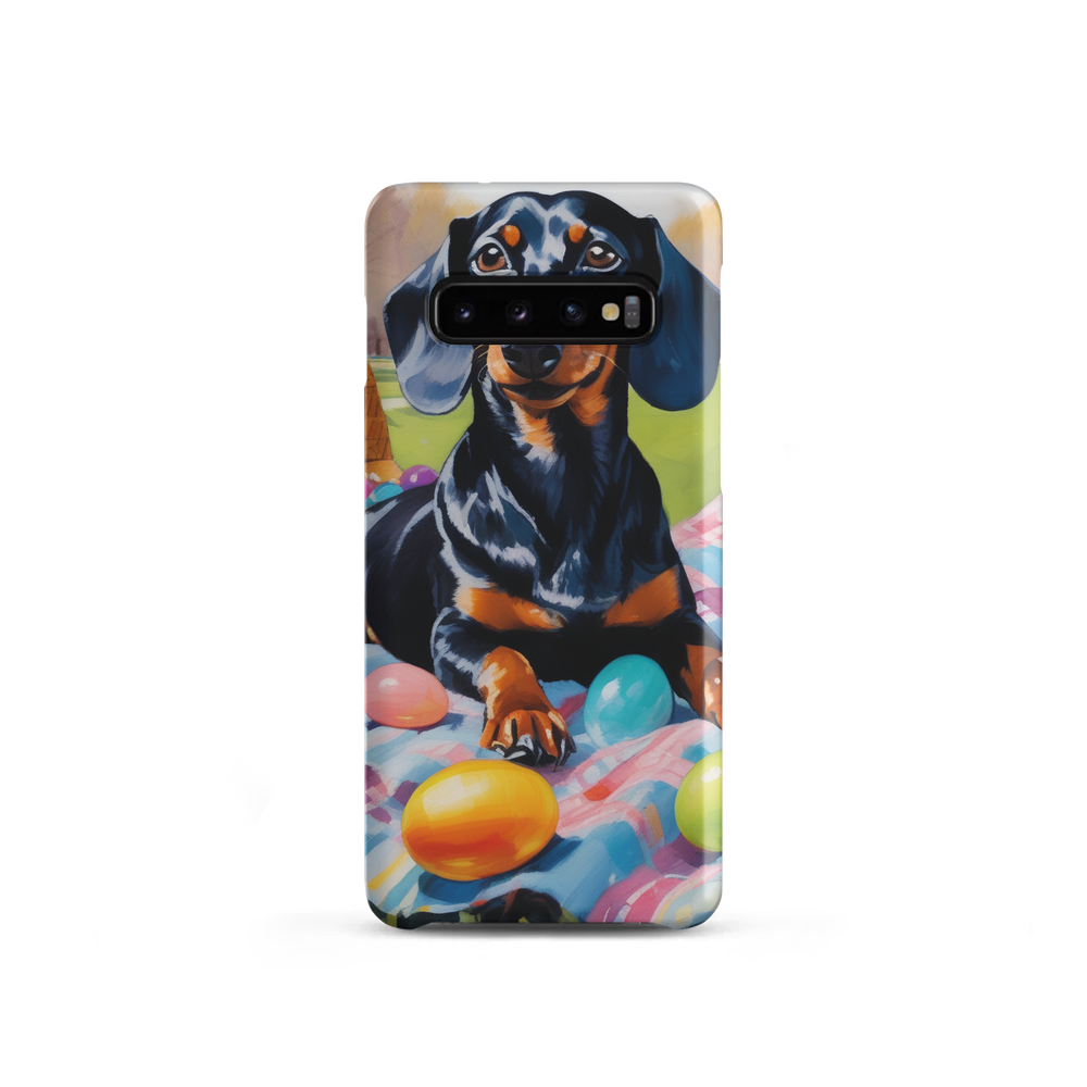 PugMug Custom Black Dachshund Samsung Case