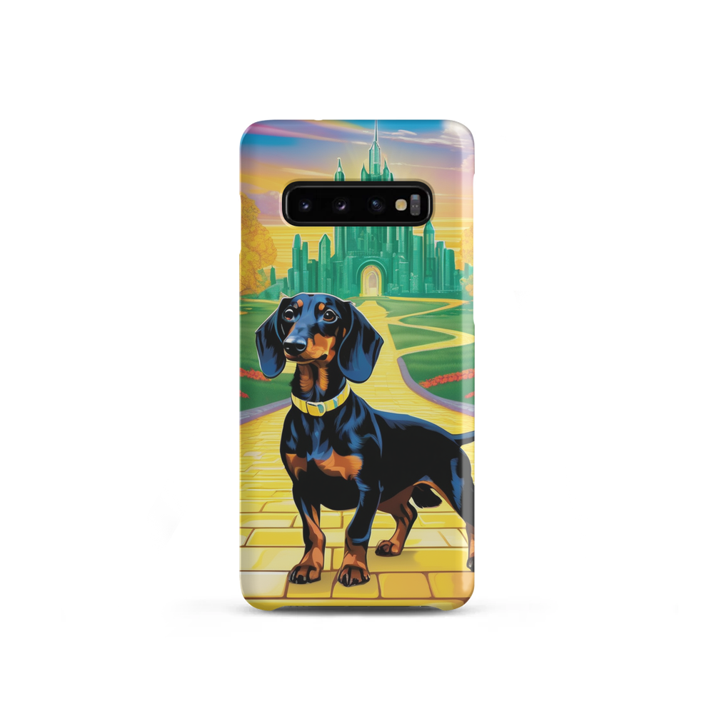 PugMug Custom Black Dachshund Samsung Case