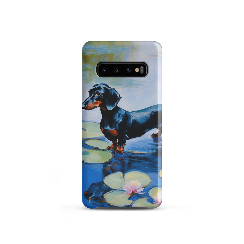 PugMug Custom Black Dachshund Samsung Case