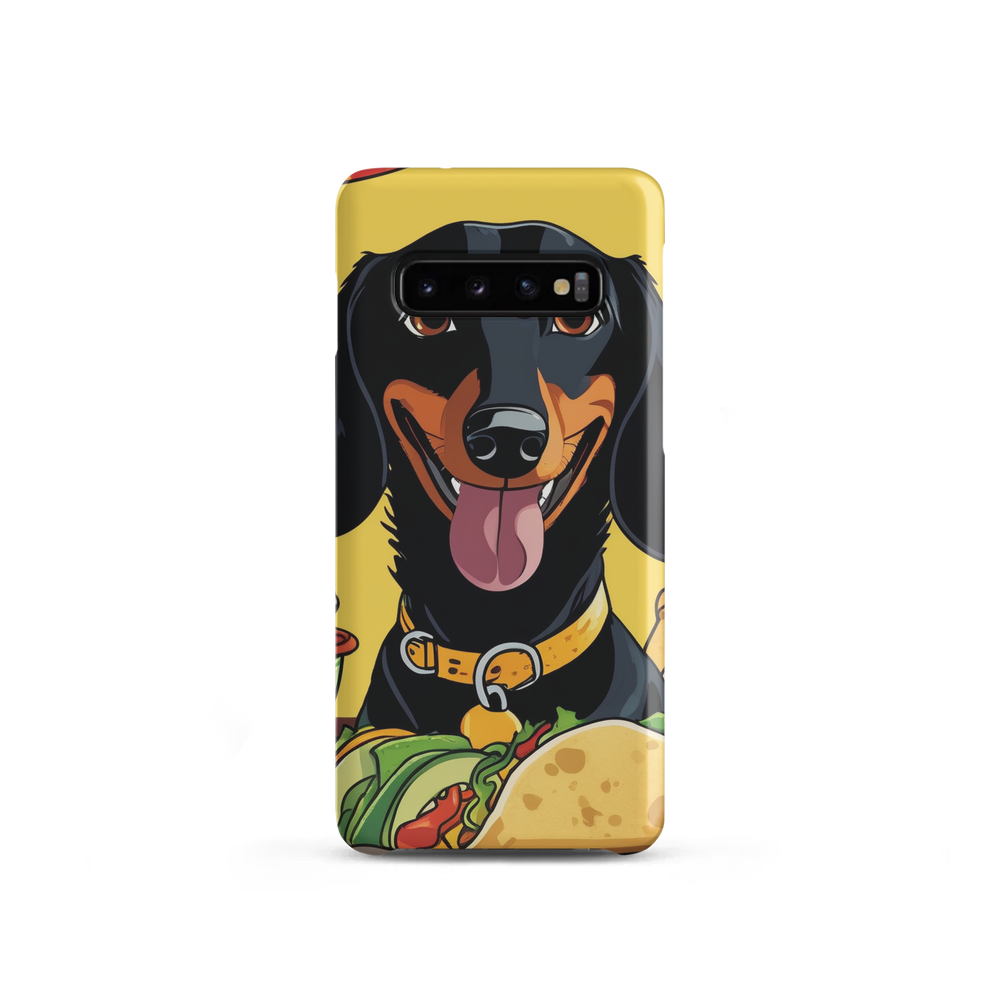 PugMug Custom Black Dachshund Samsung Case