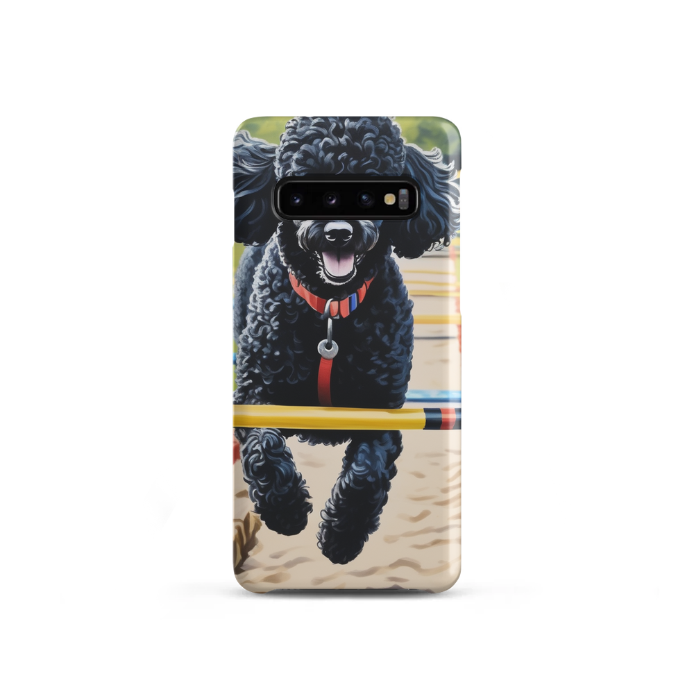 PugMug Custom Black Poodle Samsung Case