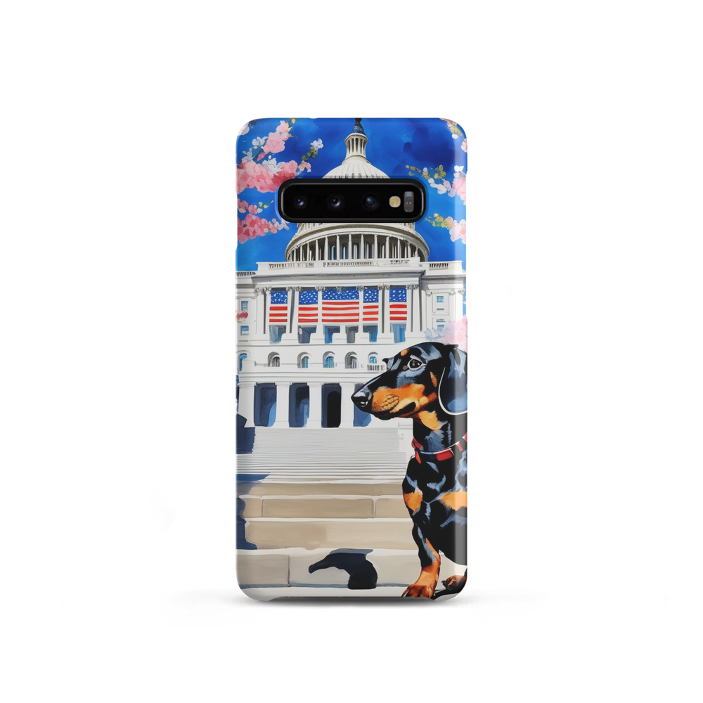 PugMug Custom Black Dachshund Samsung Case