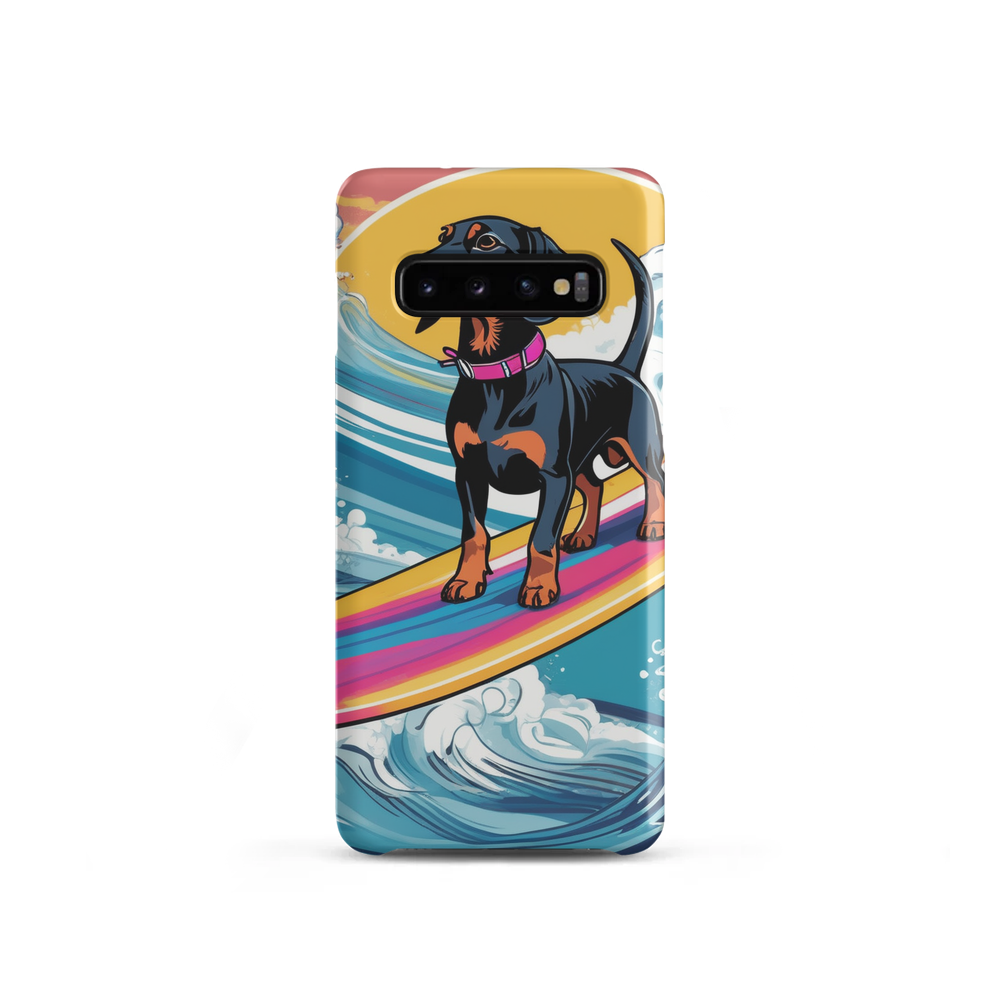 PugMug Custom Black Dachshund Samsung Case