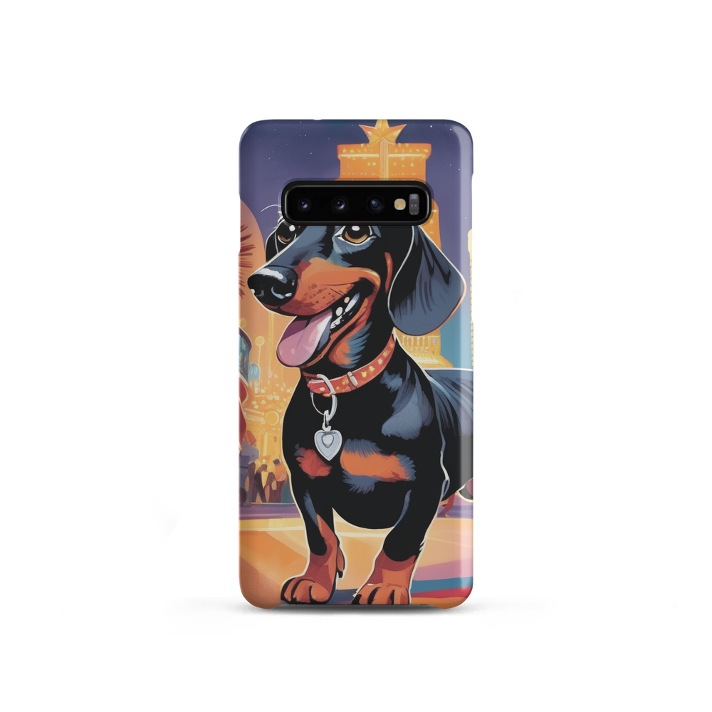 PugMug Custom Black Dachshund Samsung Case