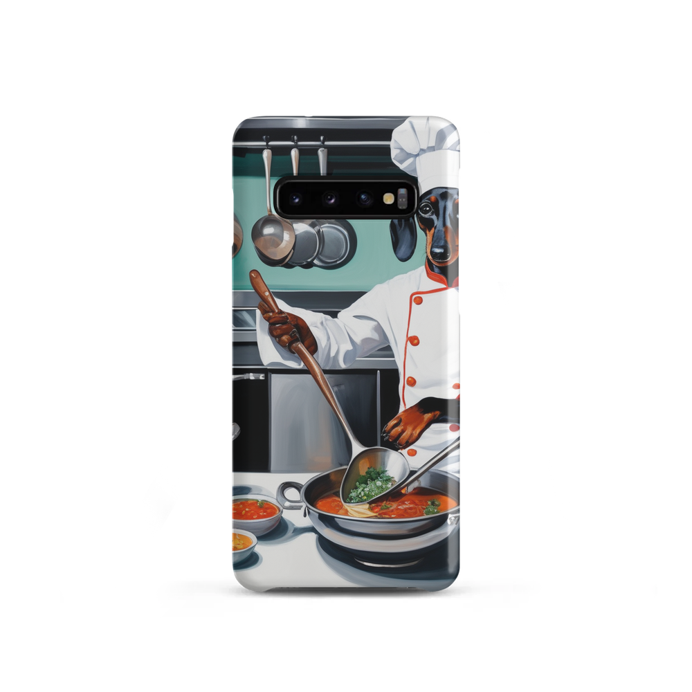 PugMug Custom Black Dachshund Samsung Case