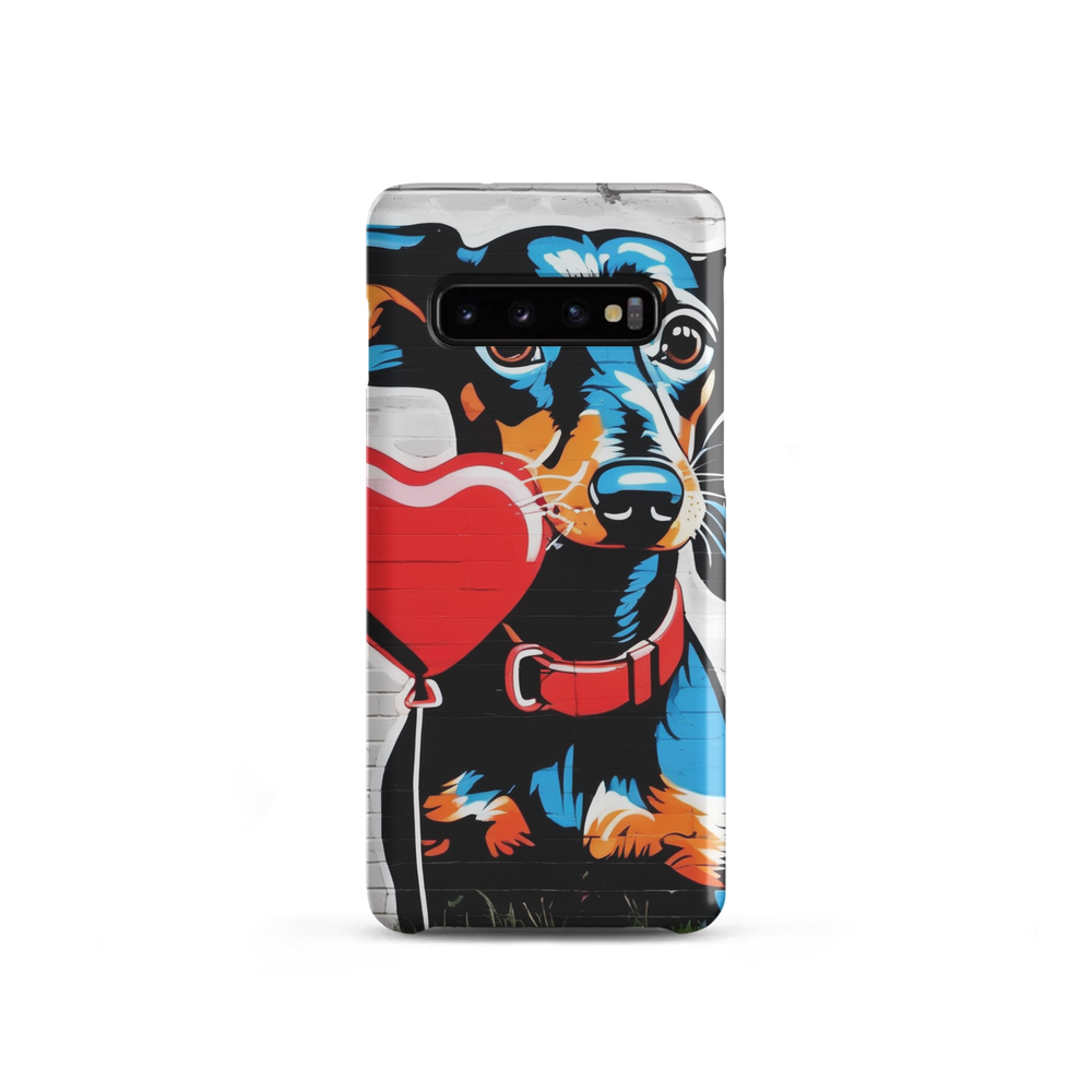 PugMug Custom Black Dachshund Samsung Case