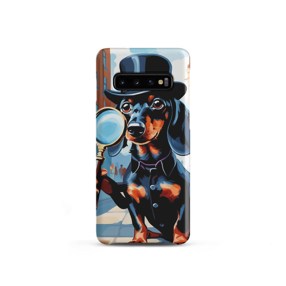 PugMug Custom Black Dachshund Samsung Case