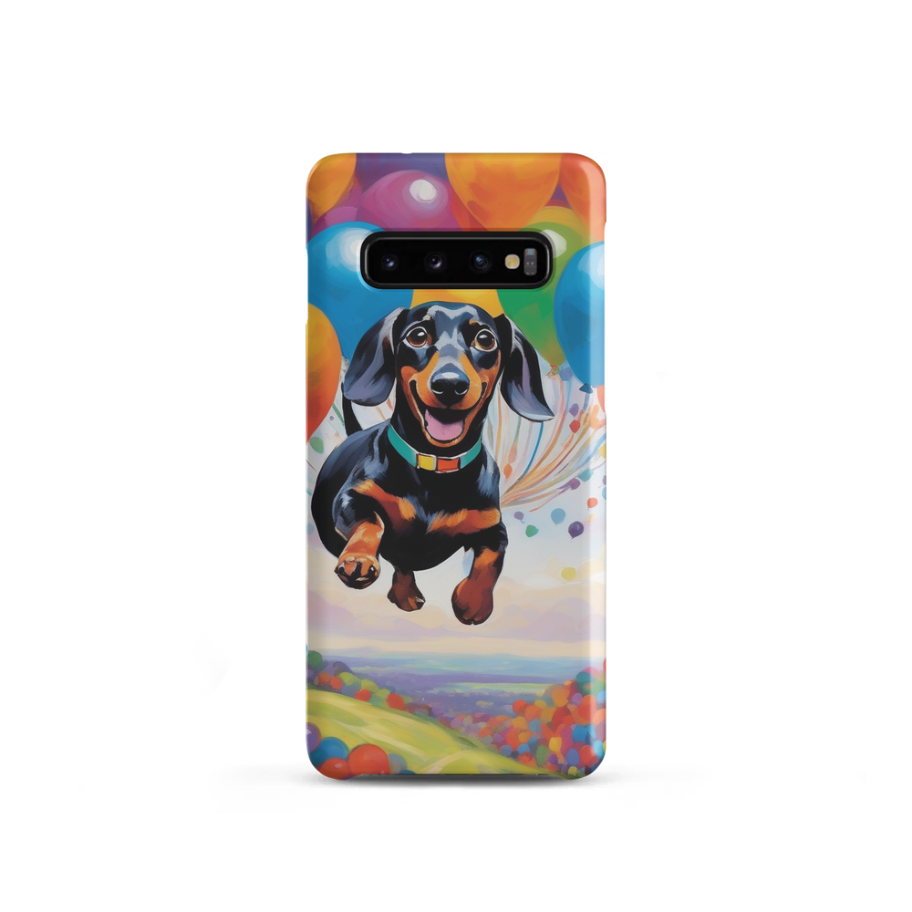 PugMug Custom Black Dachshund Samsung Case