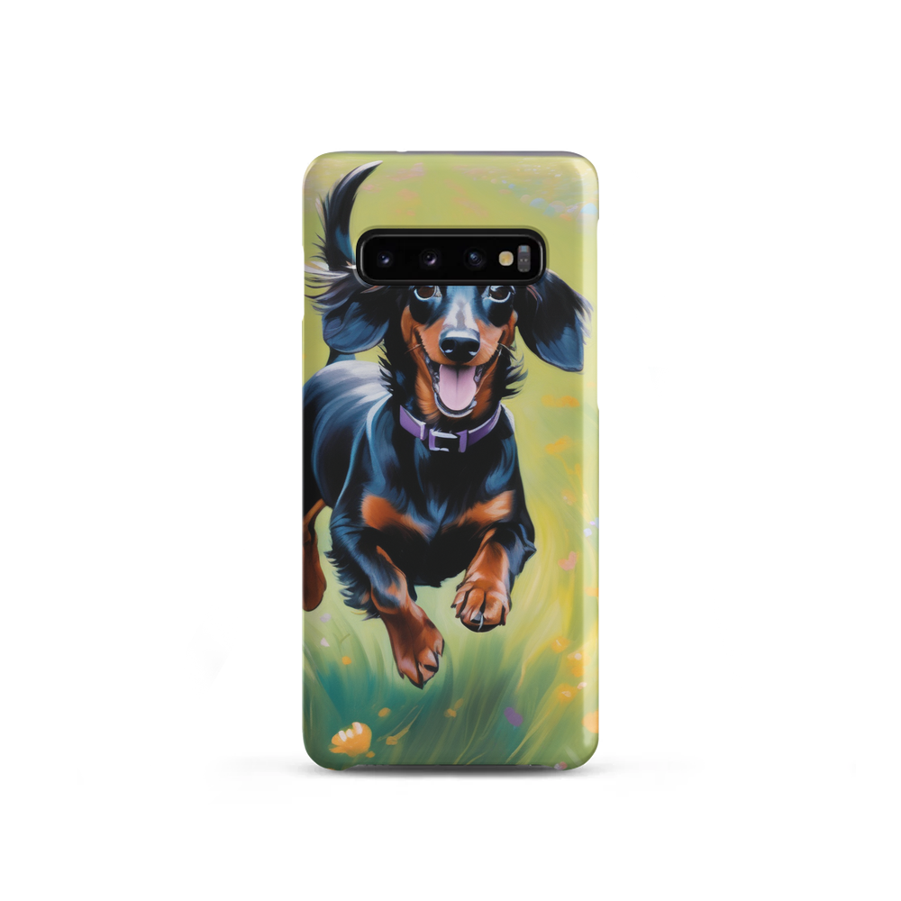 PugMug Custom Black Dachshund Samsung Case