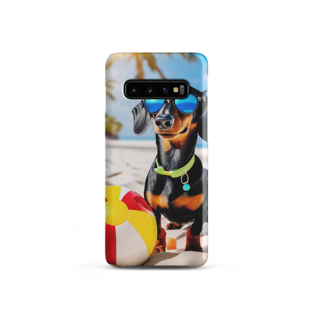 PugMug Custom Black Dachshund Samsung Case