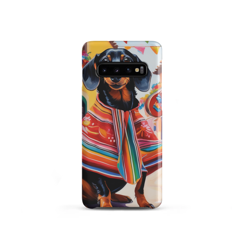 PugMug Custom Black Dachshund Samsung Case