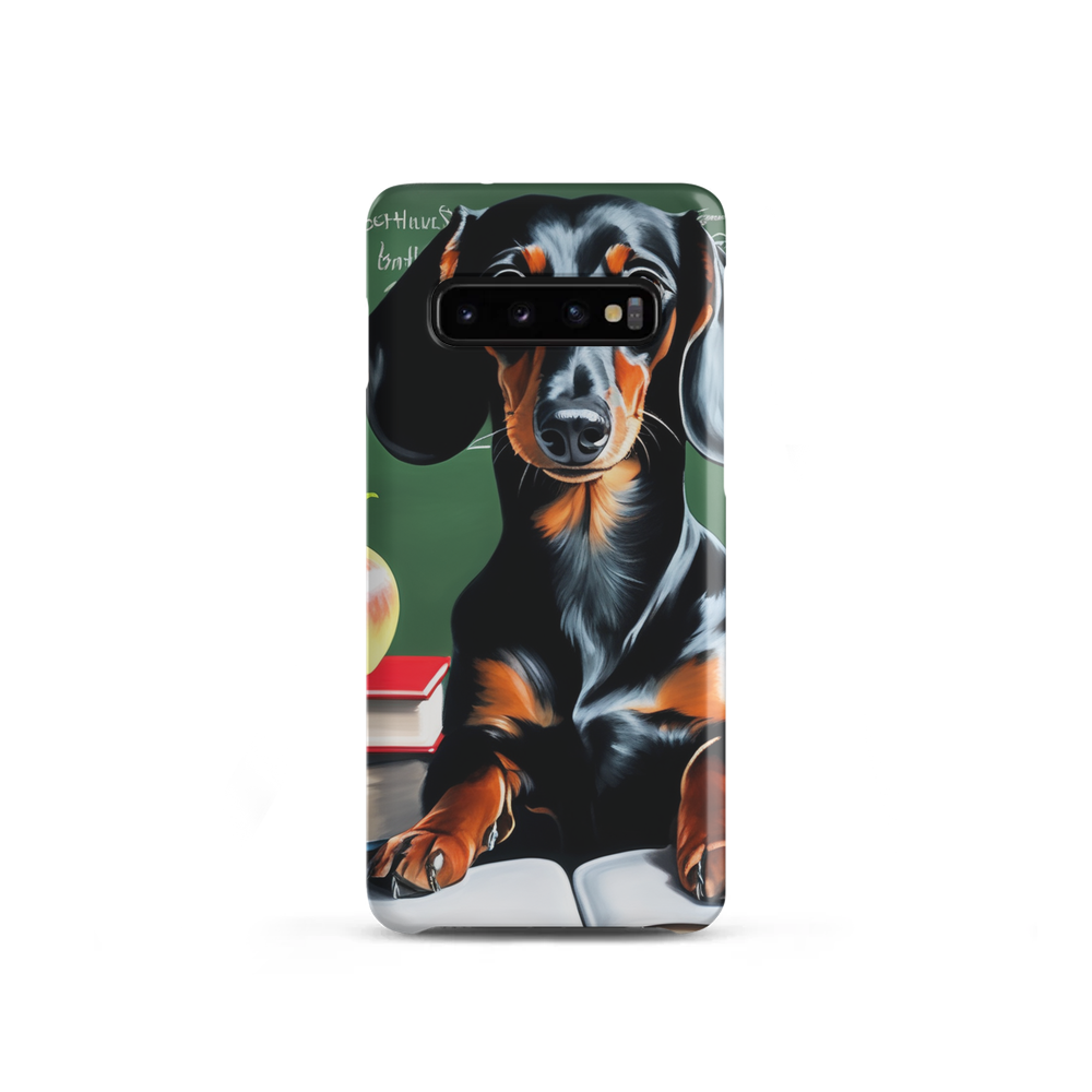 PugMug Custom Black Dachshund Samsung Case