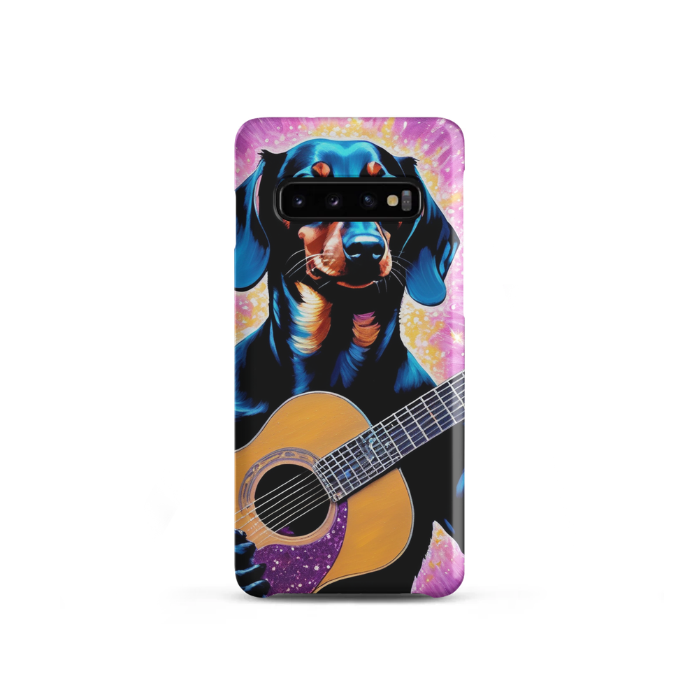 PugMug Custom Black Dachshund Samsung Case