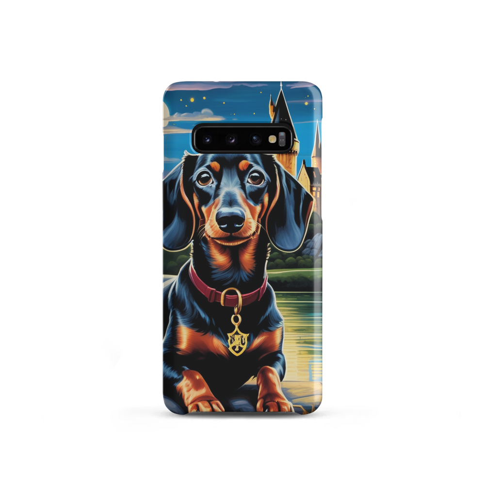 PugMug Custom Black Dachshund Samsung Case