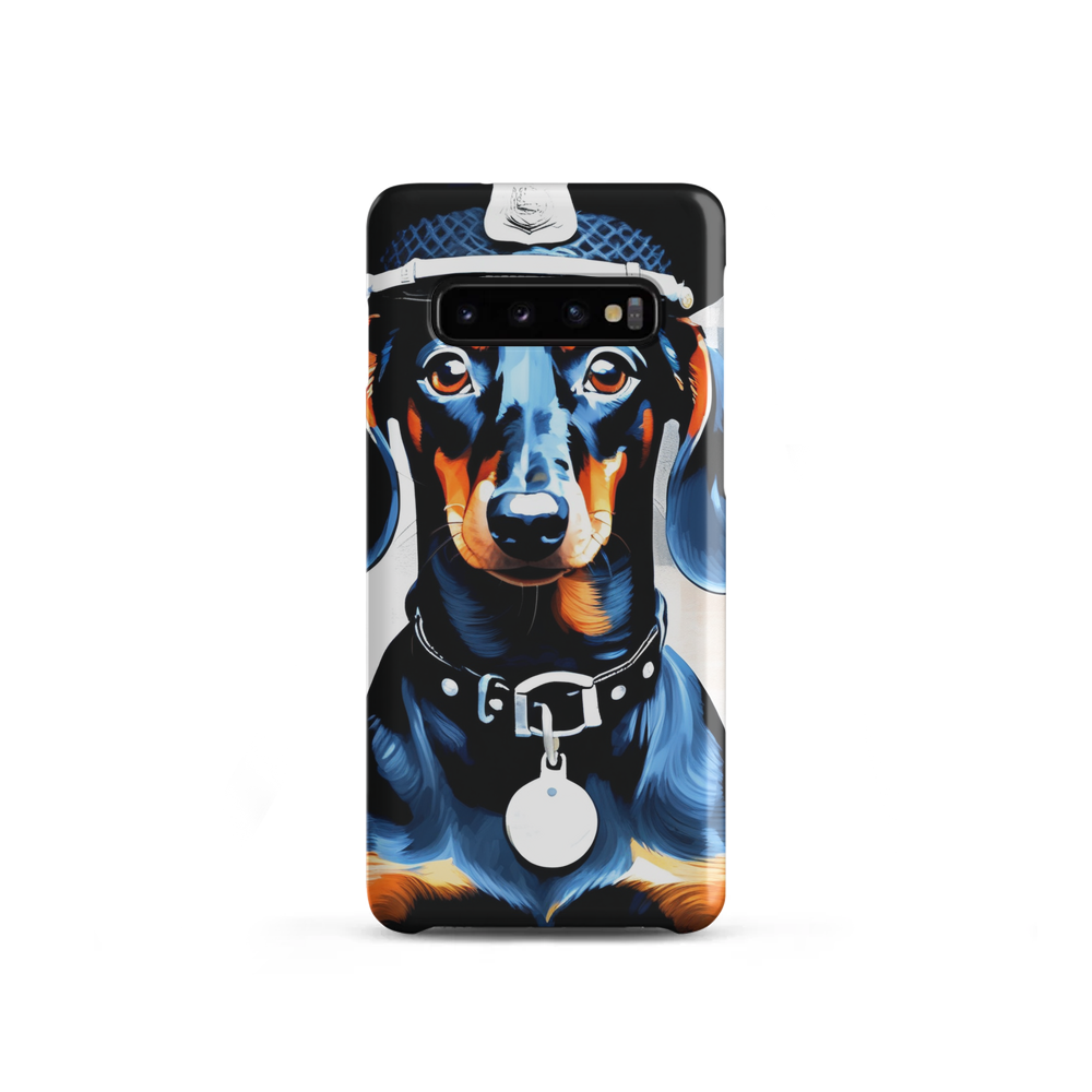 PugMug Custom Black Dachshund Samsung Case