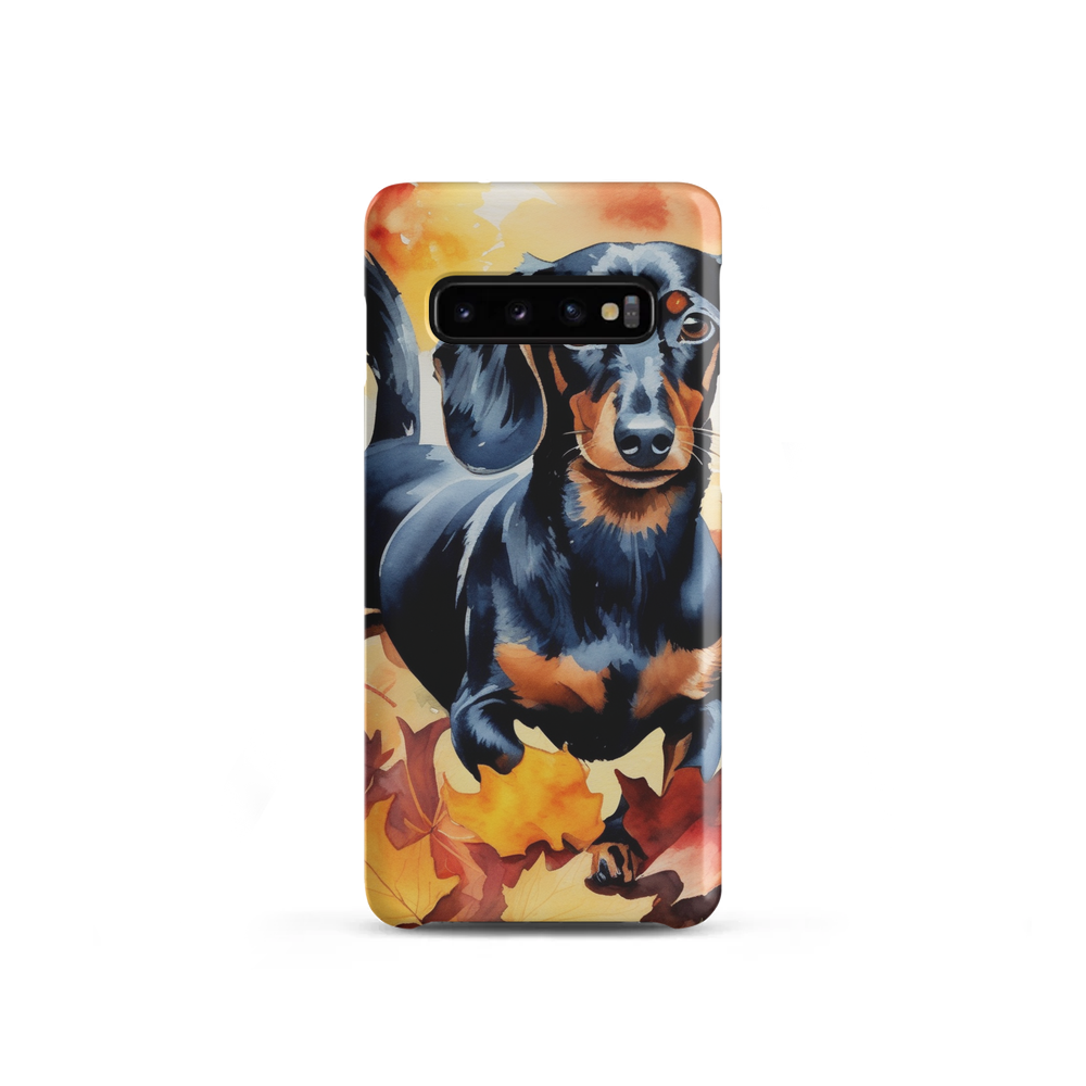 PugMug Custom Black Dachshund Samsung Case