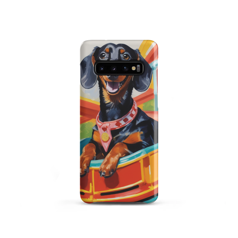 PugMug Custom Black Dachshund Samsung Case