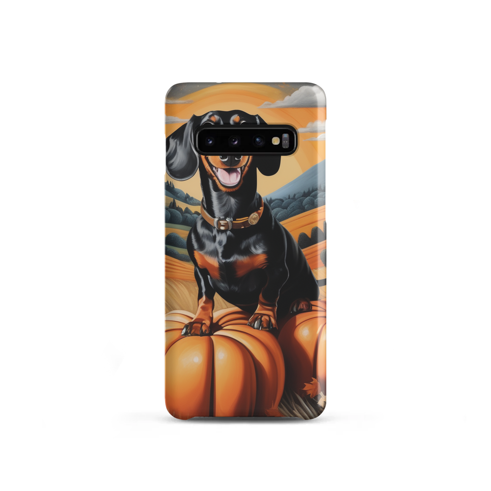 PugMug Custom Black Dachshund Samsung Case
