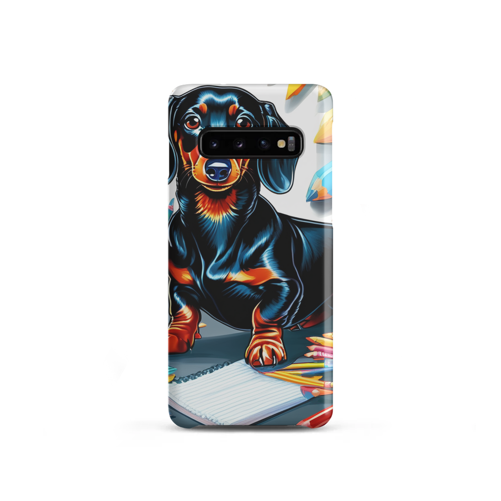 PugMug Custom Black Dachshund Samsung Case