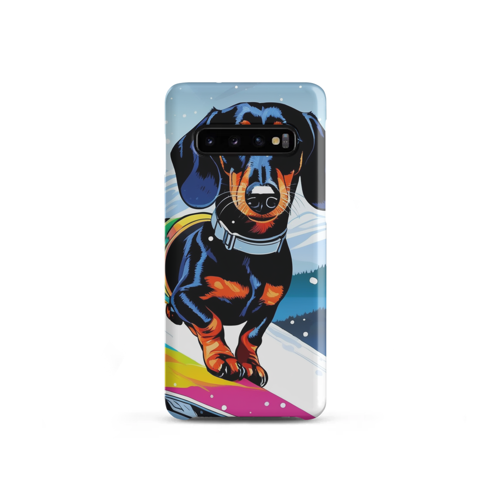 PugMug Custom Black Dachshund Samsung Case
