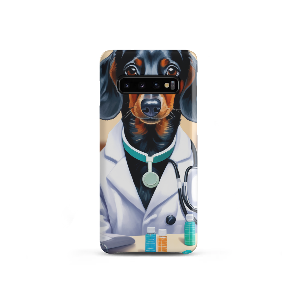 PugMug Custom Black Dachshund Samsung Case