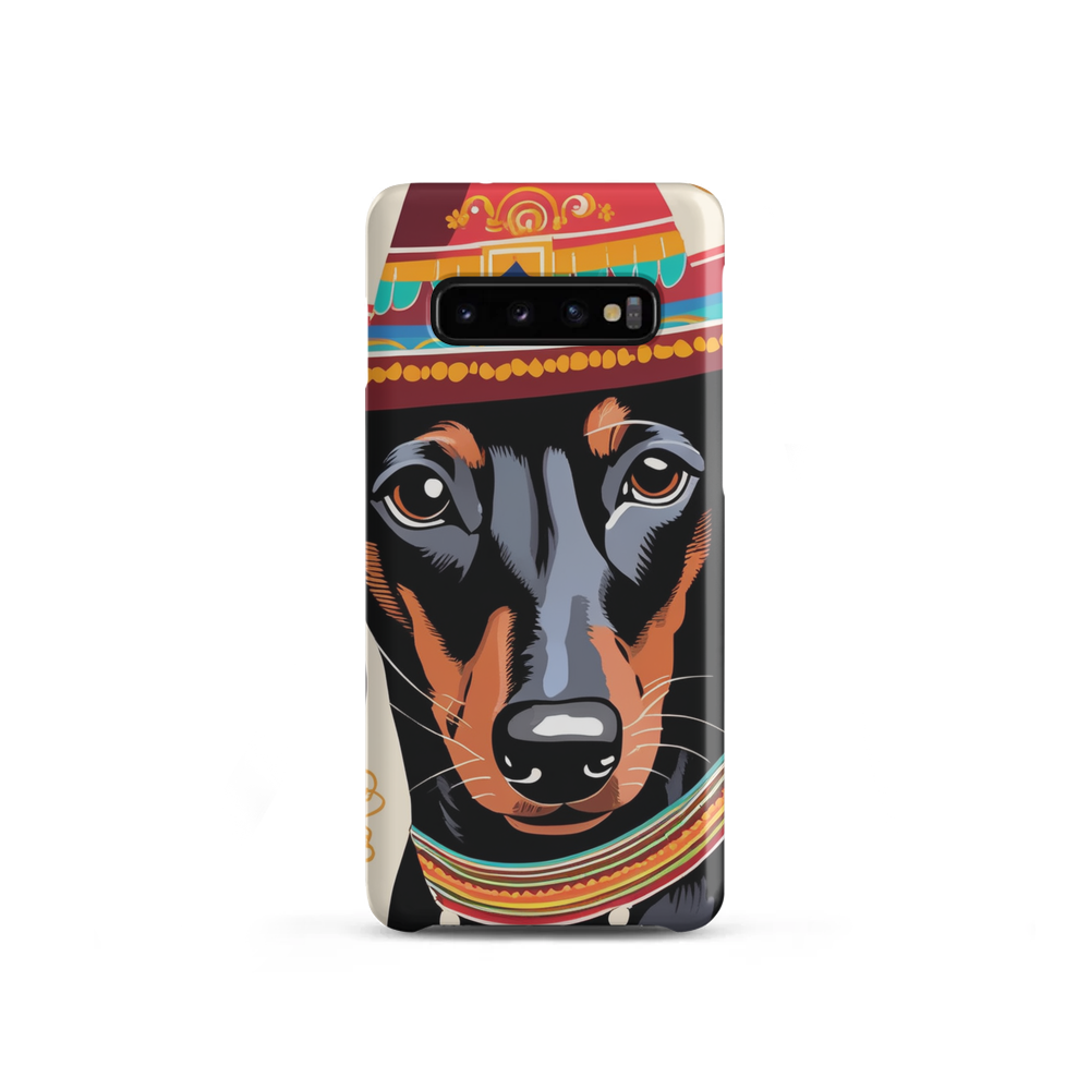 PugMug Custom Black Dachshund Samsung Case
