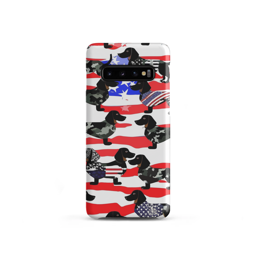 PugMug Custom Black Dachshund Samsung Case