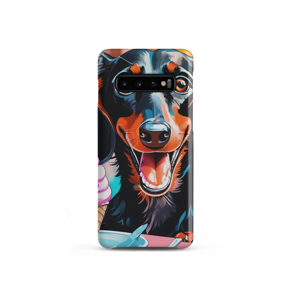 PugMug Custom Black Dachshund Samsung Case