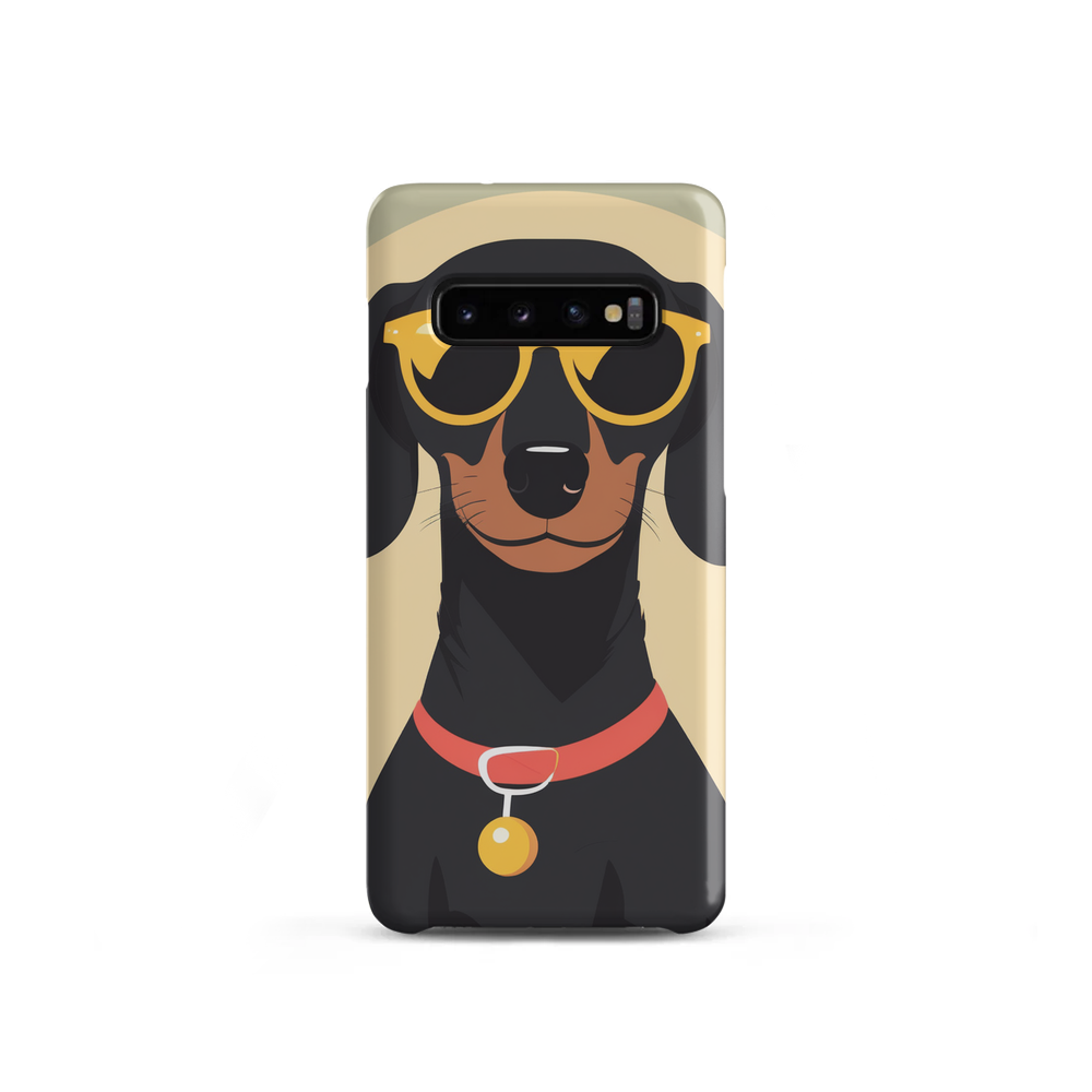 PugMug Custom Black Dachshund Samsung Case