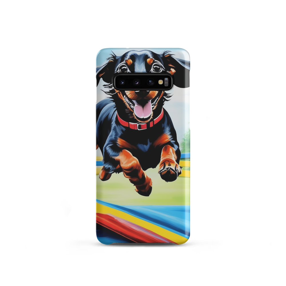 PugMug Custom Black Dachshund Samsung Case