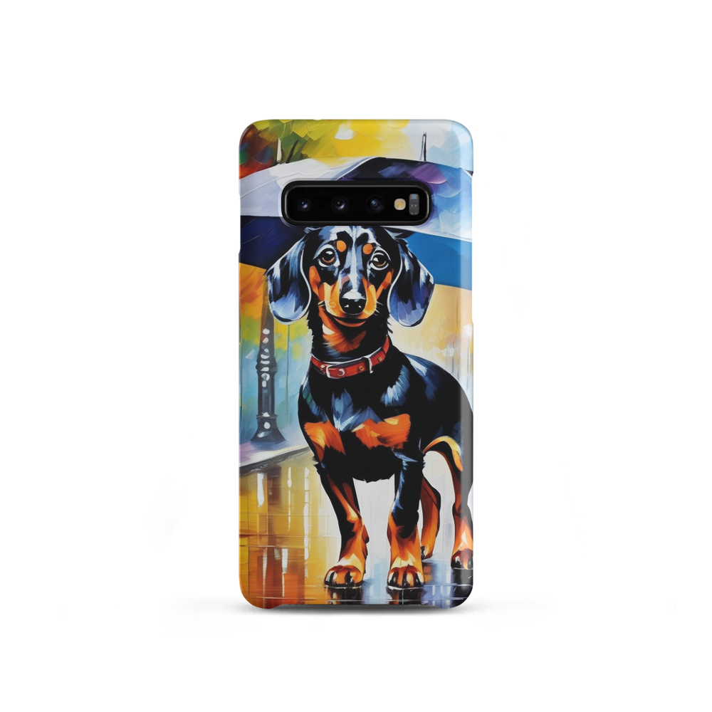 PugMug Custom Black Dachshund Samsung Case