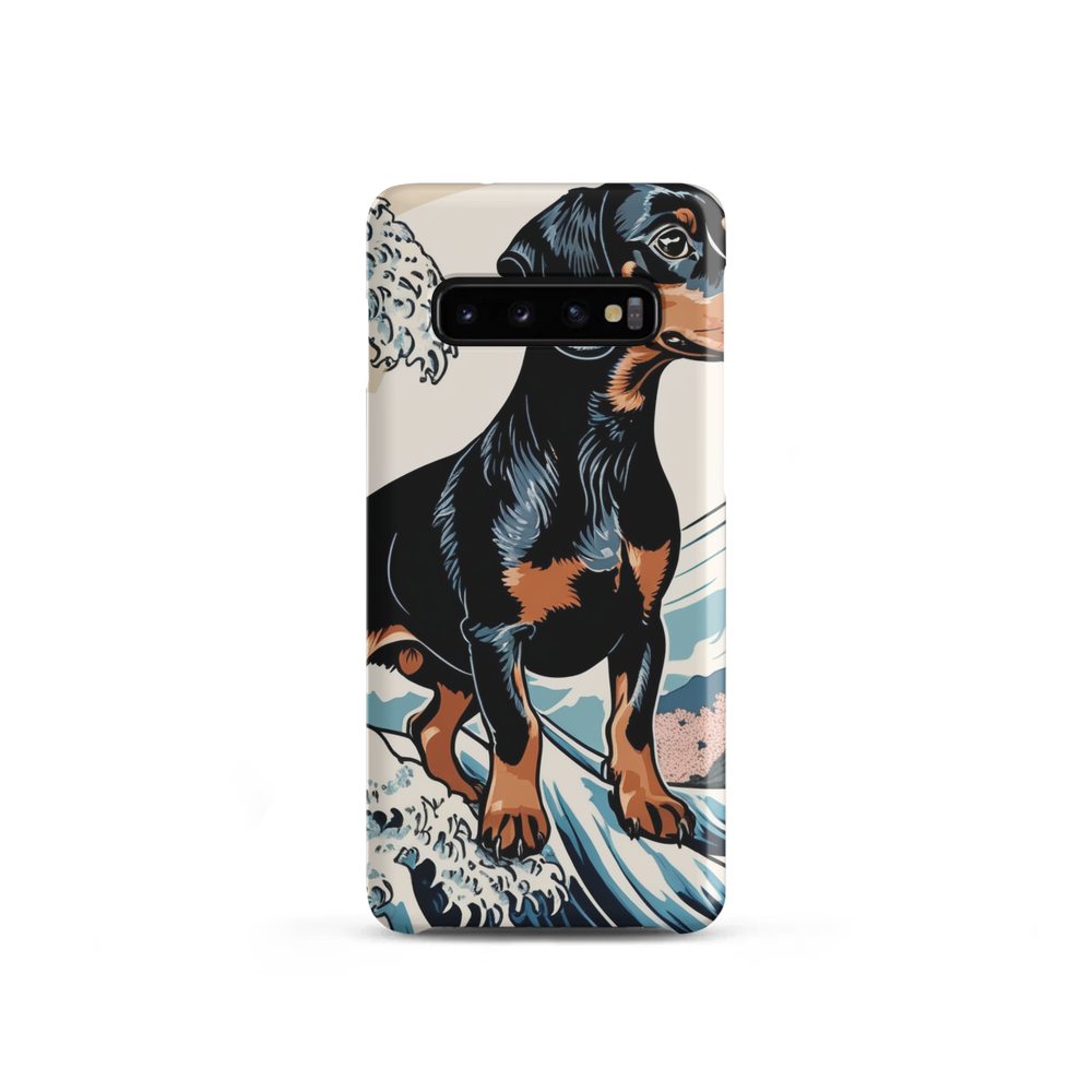 PugMug Custom Black Dachshund Samsung Case