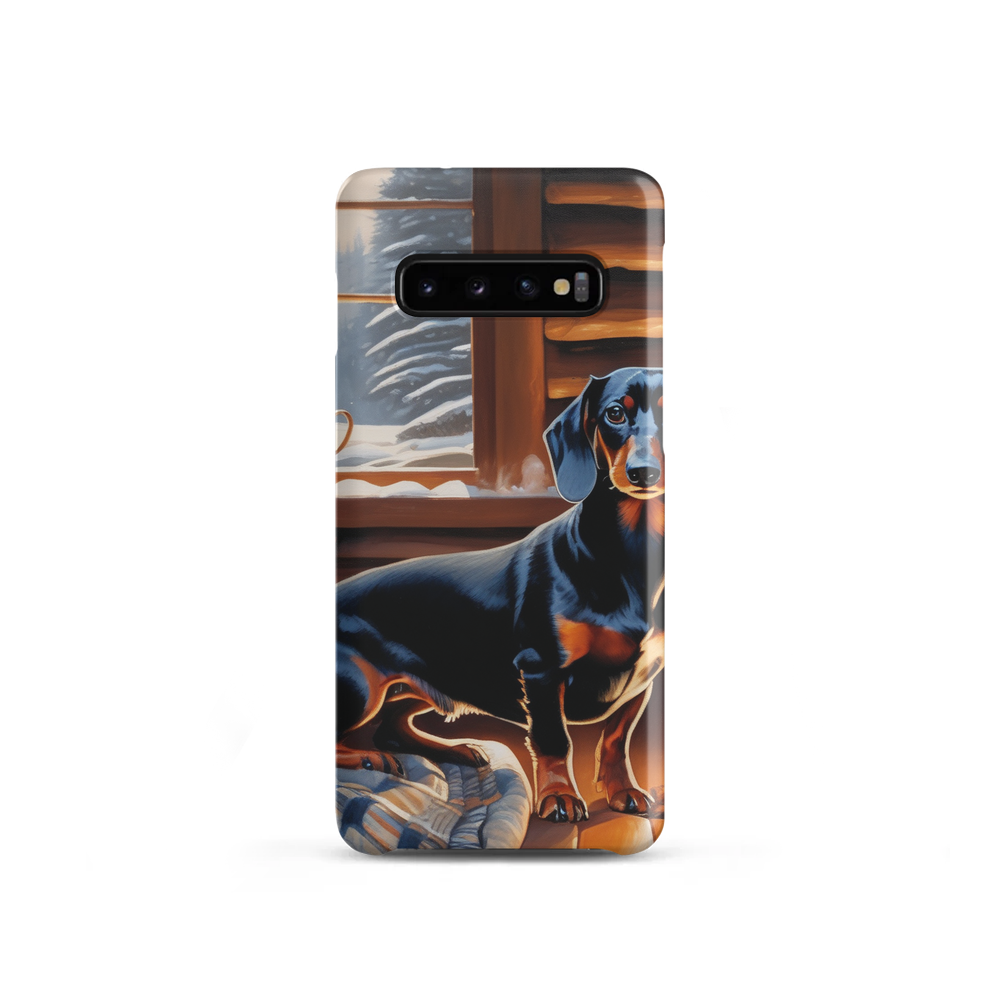 PugMug Custom Black Dachshund Samsung Case
