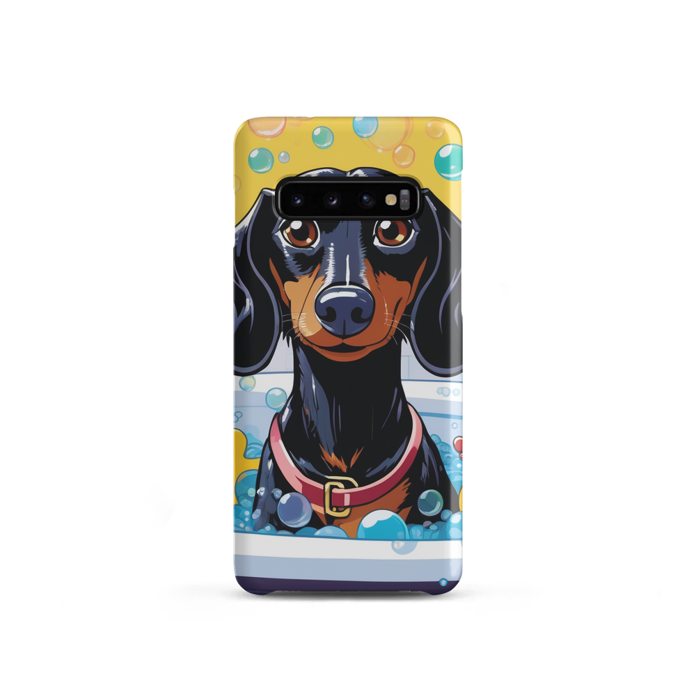 PugMug Custom Black Dachshund Samsung Case