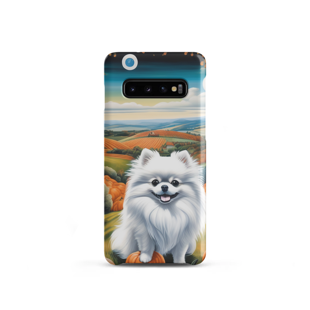 PugMug Custom White Pomeranian Samsung Case