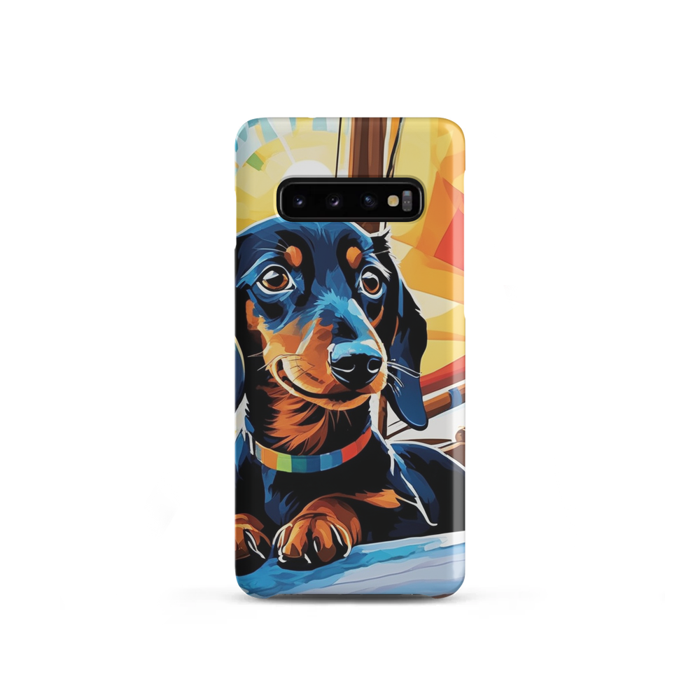 PugMug Custom Black Dachshund Samsung Case