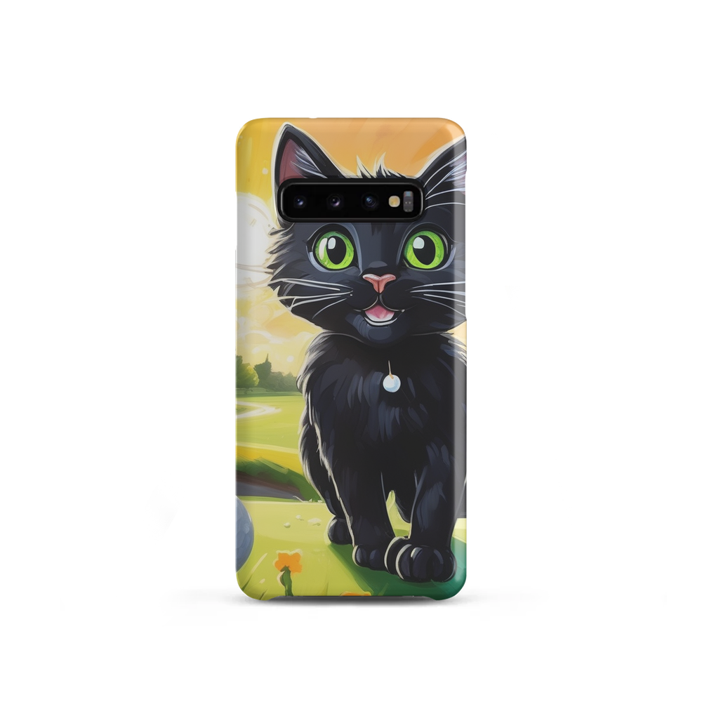 PugMug Custom Black Companion Cat Samsung Case
