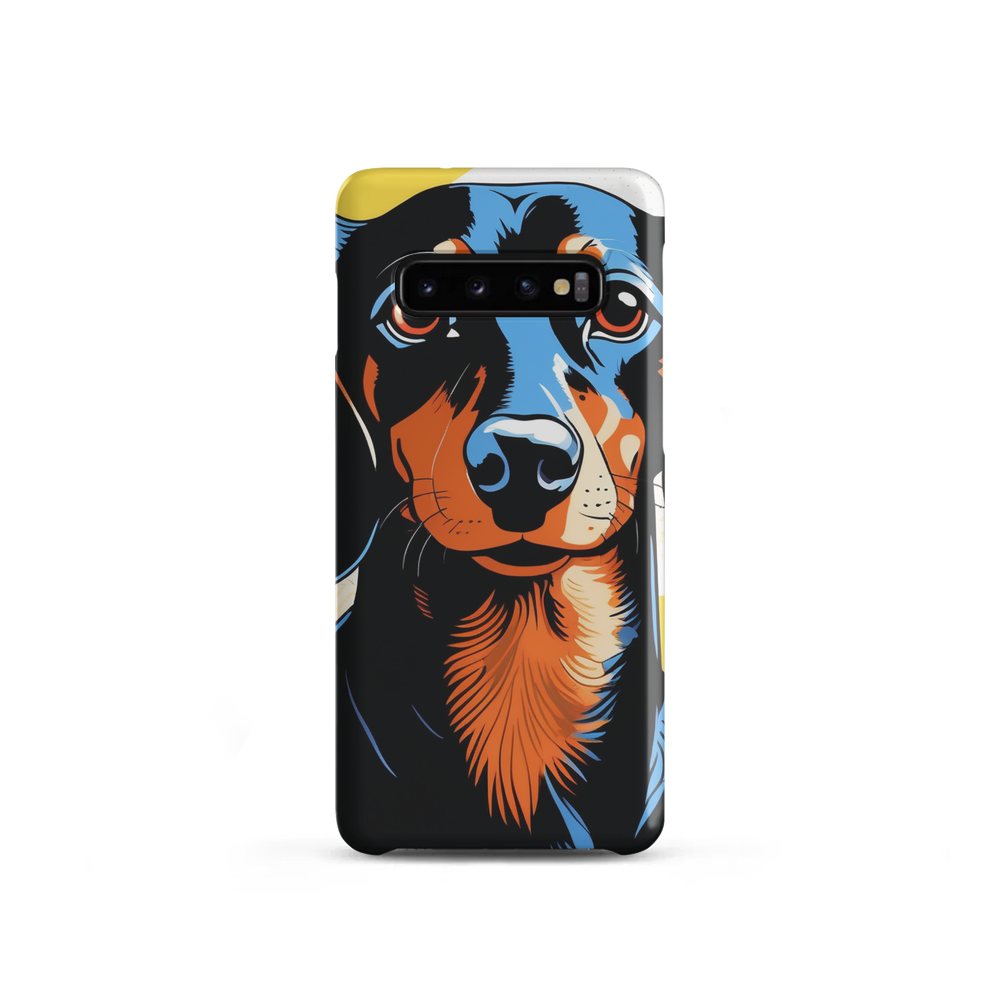 PugMug Custom Black Dachshund Samsung Case