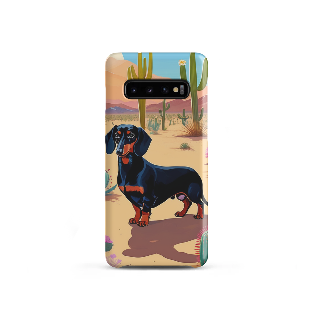 PugMug Custom Black Dachshund Samsung Case