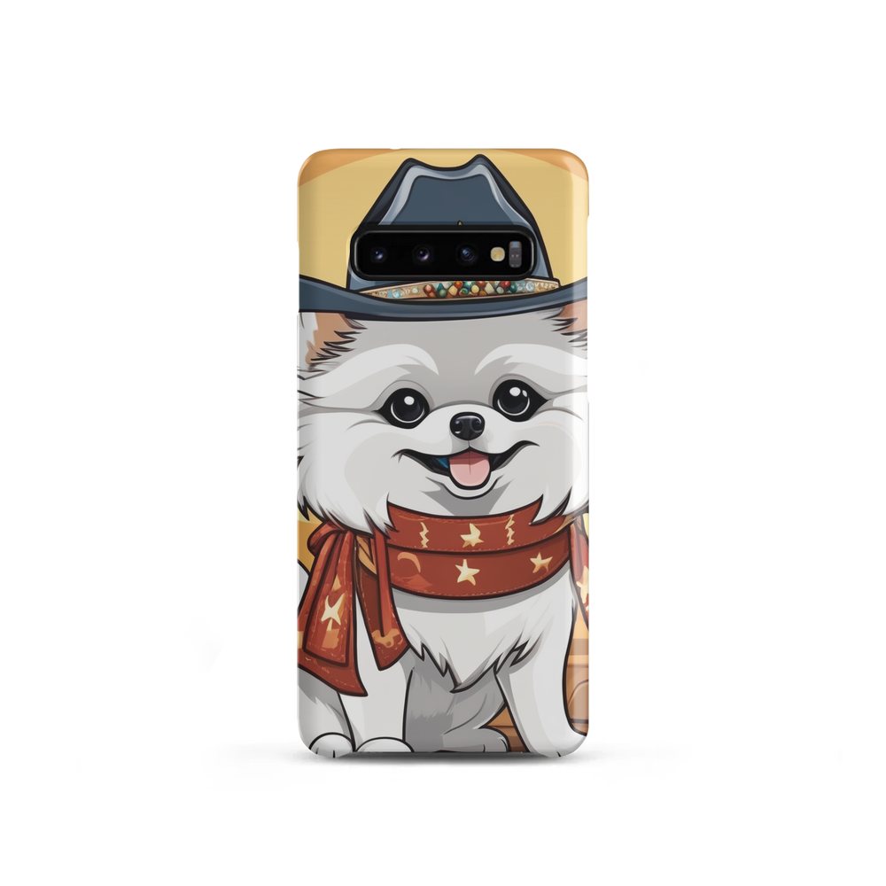 PugMug Custom White Pomeranian Samsung Case