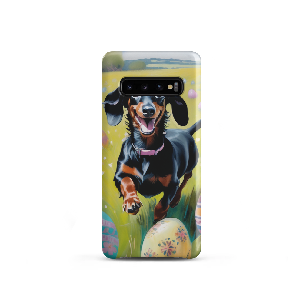 PugMug Custom Black Dachshund Samsung Case