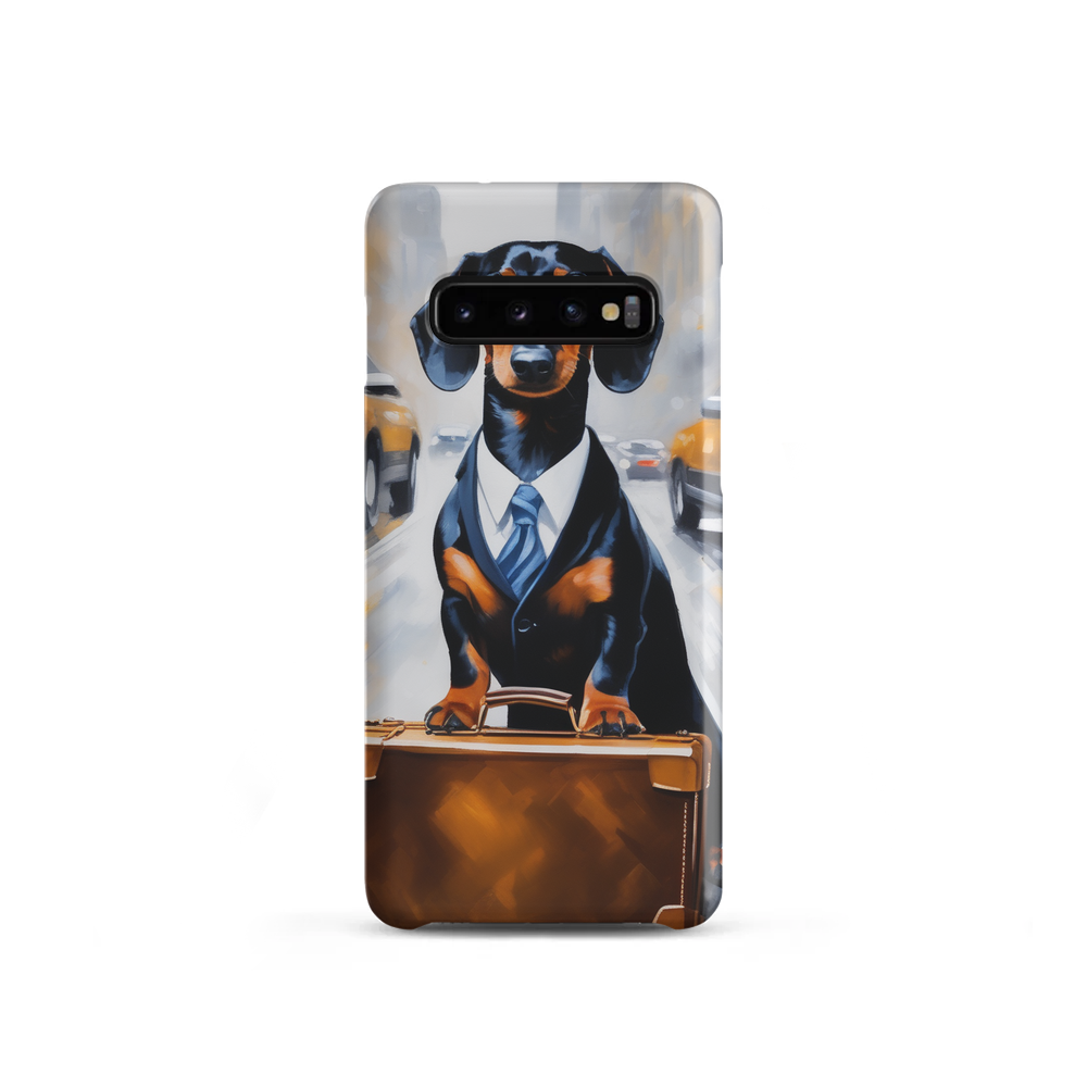 PugMug Custom Black Dachshund Samsung Case
