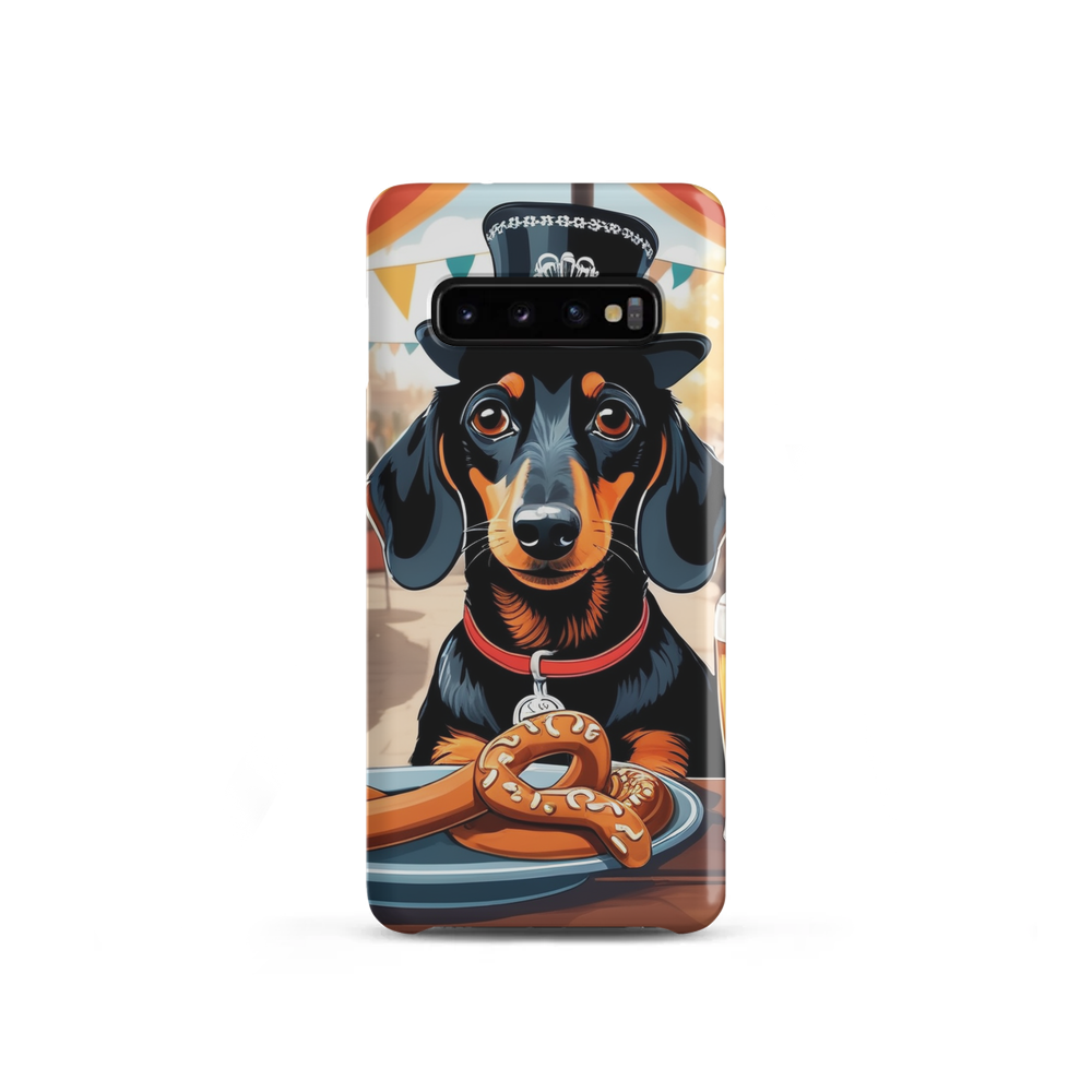 PugMug Custom Black Dachshund Samsung Case