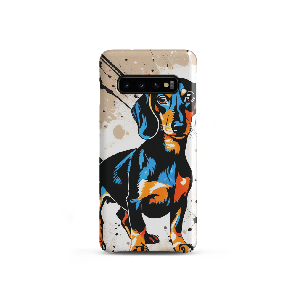 PugMug Custom Black Dachshund Samsung Case