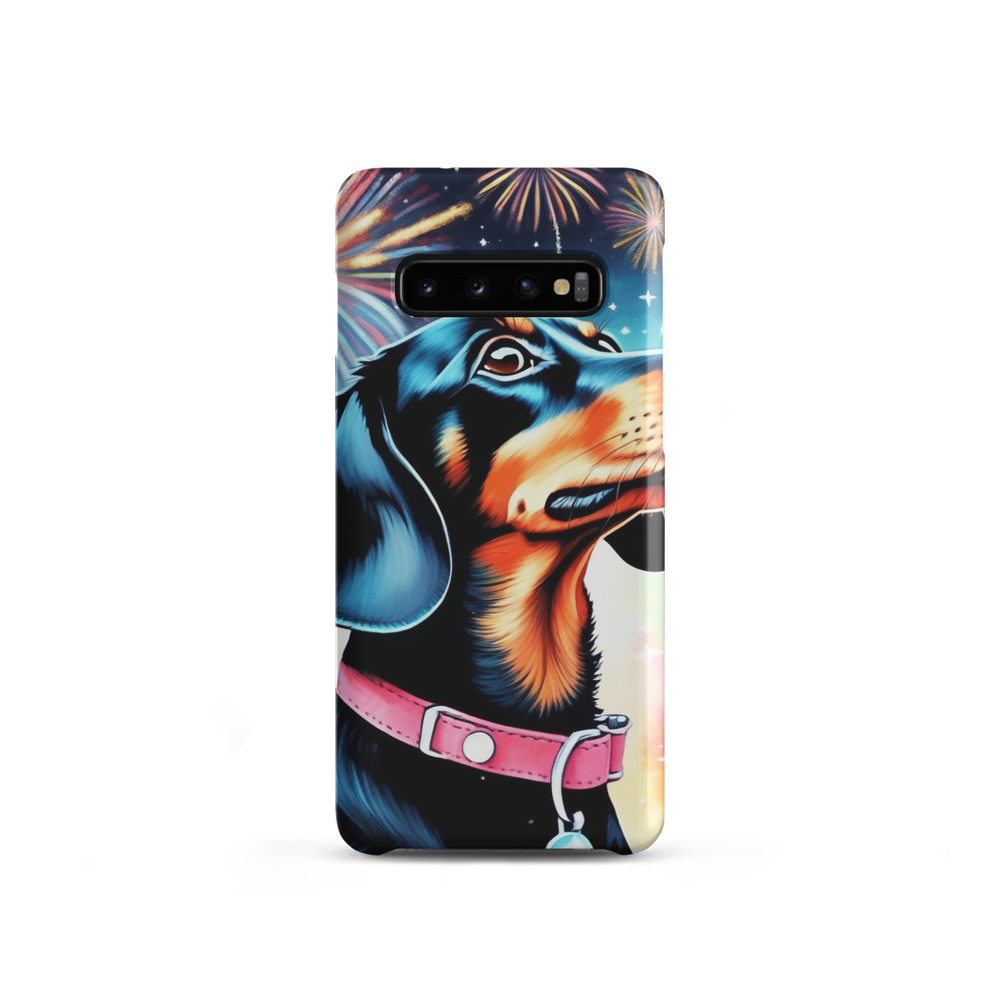 PugMug Custom Black Dachshund Samsung Case