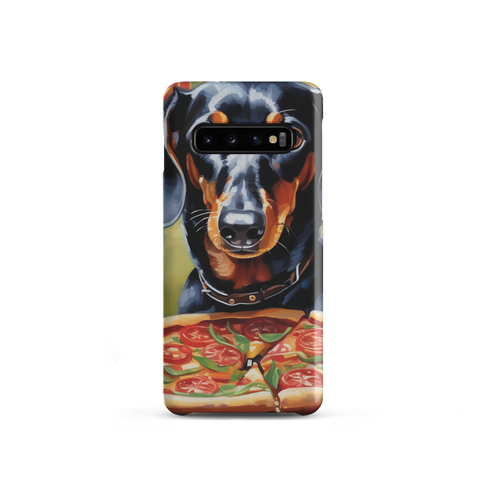 PugMug Custom Black Dachshund Samsung Case
