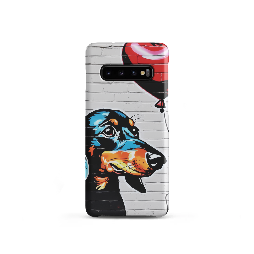 PugMug Custom Black Dachshund Samsung Case