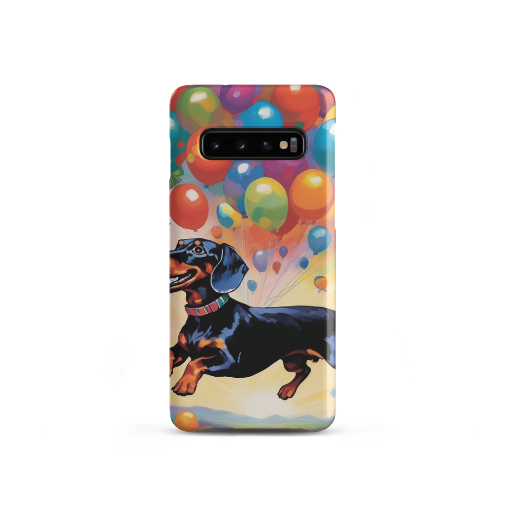 PugMug Custom Black Dachshund Samsung Case