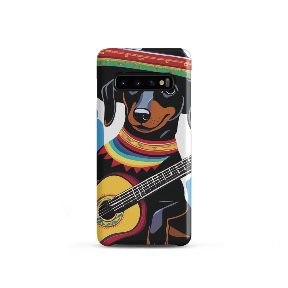 PugMug Custom Black Dachshund Samsung Case